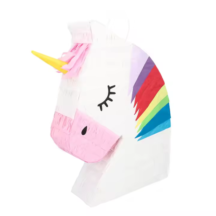 Piñata Unicornio para cumpleaños 45x33x8 cm - 1