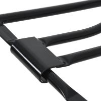 vidaXL Soporte de silla montura de pared plegable hierro negro - details 6