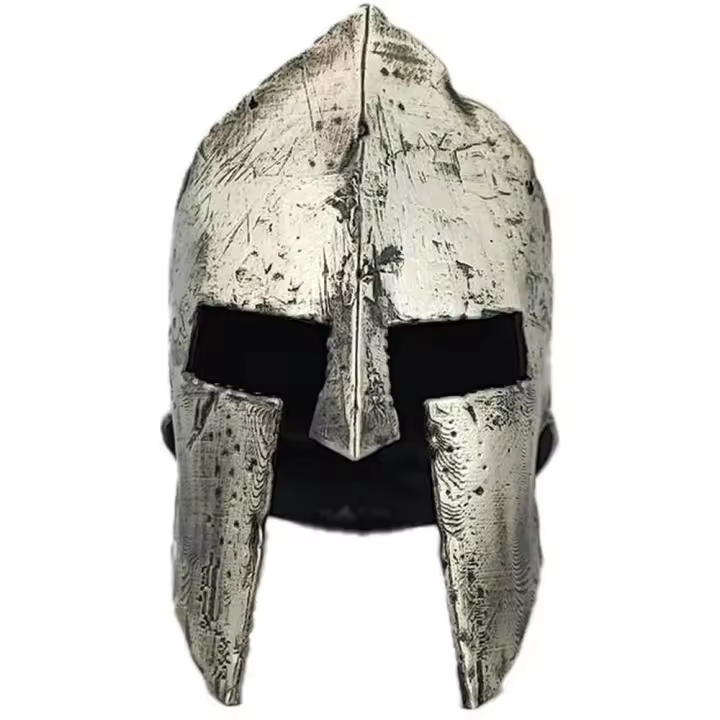 SPARTAN HELMET 3 Oz Estatua Plata - 1