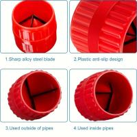 Herramienta De Chamfer Para Tubos Metálicos Rojo Herramienta De Desburde Grueso Para PVC/PPR/Cobre/Bronce/Aluminio - details 8