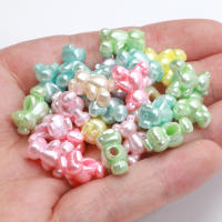 50pcs Bolas De Oso Acrílico Brillantes 12x14mm Para Creación De Joyas DIY Pulseras Collares Aretes Artesanías - details 1