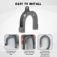 Gancho para tubo de salida universal. Para las mangueras de desagüe, ideal para todas las lavadoras y lavavajillas - details 2