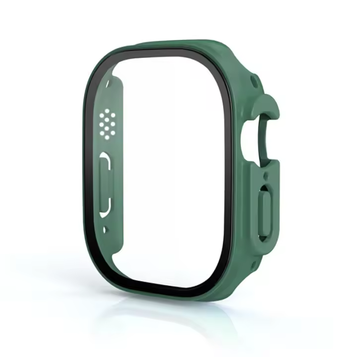 Carcasa De Vidrio Y Funda Para Apple Watch Ultra 49mm Con Protector De Pantalla Y Correa Inteligente Accesorios De Iwatch Serie - 1