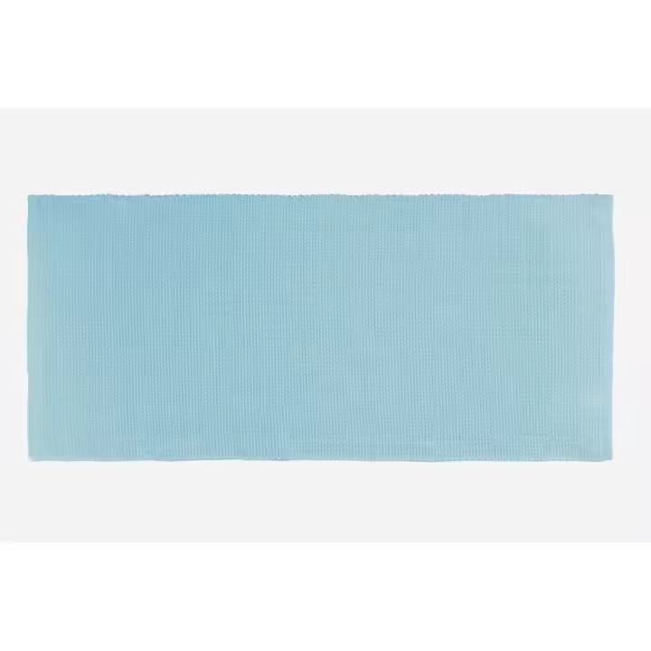 Linea Paralela  -  ALFOMBRA ALGODÓN ORGÁNICO FEIZ AZUL - 1