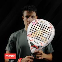 Pala de Pádel NoxSport AT Pro Cup 2024/ Blanca y Naranja - details 2