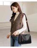 Bolso De Hombro Para Mujer De Cuero Genuino De Alta Calidad Lujo Suave Cuero De Vaca Bolso De Tote Moda 2025 Bolsos Cruzados Y De Hombro Para Damas - details 7