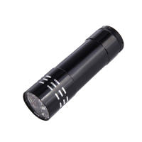 Lámpara De Luz Ultravioleta Mini 9 LED 50LM 395nm Detector Portátil Para Senderismo Antideslizante Sin Regulación De Foco Material De Aleación De Aluminio - details 5