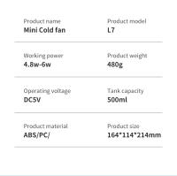 Ventilador De Mesa USB Humidificador De Portátil Mini Spraying Ventilador De Refrescado Para Teléfono Móvil Y Aire Acondicionado - details 15