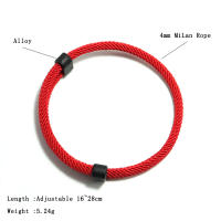 Pulsera Ajustable De Hilo Rojo Para Hombres Y Mujeres Amuleto Minimalista De Amistad Regalo Para Parejas Joyas Étnicas - details 2