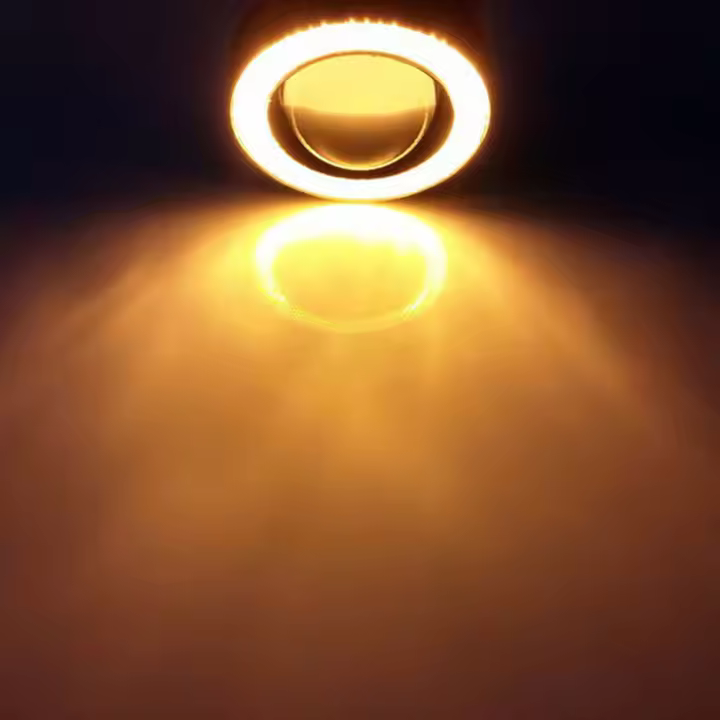 Faros LED COB Automáticos 12V Luz Diurna DRL Impermeables Con Señal De Faros Antiniebla Luz Angel Eyes Para Coche - 1