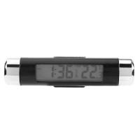 Termómetro de Reloj for Coche, termómetro de Reloj electrónico con retroiluminación LED y Pantalla Digital - details 2