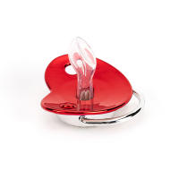 Conjunto De Clip De Perlas De Lujo Para Chupete Rojo Para Recién Nacidos Soporte Para Bebés Con Cadena Y Letras Regalo Para Baño De Oveja De Silicona Para Bebés Recién Nacidos Y Bebés Recién Nacidos - details 1