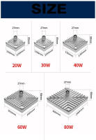 Bombilla LED E27 80W 60W 40W 30W 20W Luz Fría 220V Bombilla De Luz Para Iluminación Domésticalampara UFO LED E27 Bombilla De Hierro ABS Fuente De Energía DC - details 2