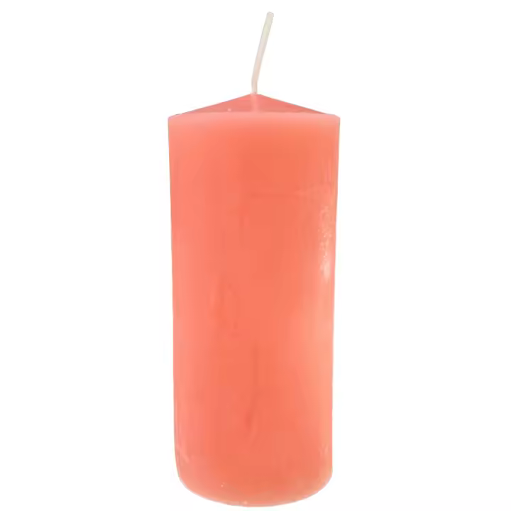 Velón Rosa Especial KARMA - Amor y Unión Familiar | Funda Ignífuga Transparente | 15x6cm | 3 Días Duración - 1