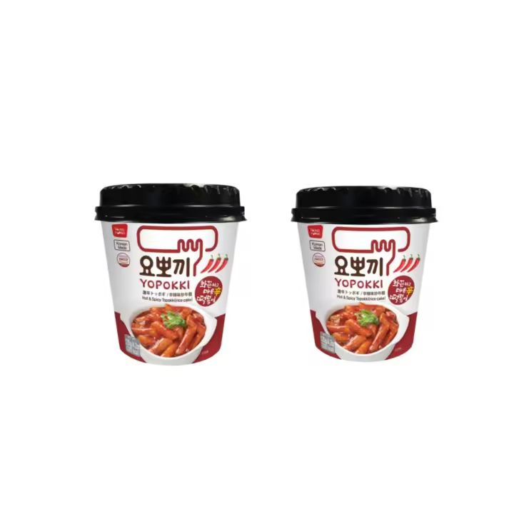 (YOPOKKI) PACK PASTEL DE ARROZ COREANO PICANTE 120G - 1