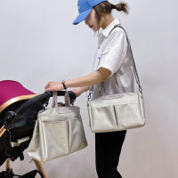 Bolso Mummy Multifuncional Impermeable Para Hombro Cruzado Bolso De Mano Para Carrito De Bebé Grande Capacidad Bolsa De Bebé Y Mamá - details 1