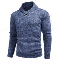 Suéter De Cuello Alto Para Hombre Con Botones De Talla Gruesa Estilo Casual Abrigo Transpirable Para Otoño E Invierno Con Cuello En V Talla Oversize Streetwear - details 7