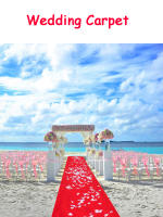 Carpetazo Rojo De Boda Personalizable De 1.2M Ancho Para Aisle Runner Decoración Interior Y Exterior Para Eventos Y Fiestas Textil De Carpeta De Hogar - details 1