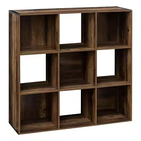 ESTANTERIA NATURAL CON 9 COMPARTIMENTOS MIX N,MODUL  CEDA MARCA JJA - 1
