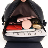 Mochila De Cuero Genuino Alta Calidad Para Mujer Gran Capacidad Bolso De Hombro Escolar Para Teenage Girls Viaje Diseñador Sac a Dos - details 21