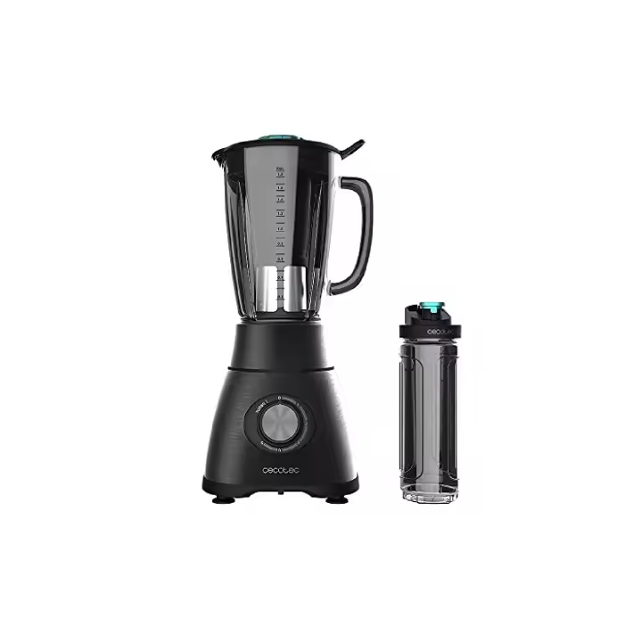 Cecotec Batidora de vaso Power Black Titanium 2500MAX Go - 1