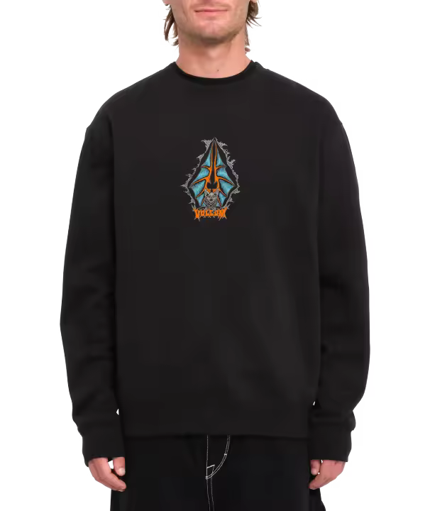 Sudadera Volcom Watanite Crew - True Black - 1
