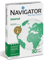 Caja 'Navigator' papel A4, 80 gramos, alta calidad, 5 paquetes de 500 hojas, multifunción - details 1