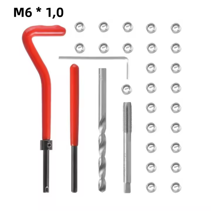 Kit De Reparación De Hilo Métrico Helicoil M5 M6 M8 M10 M12 M14 Herramienta Para Coches Insertos De Hilo En Stock - 1