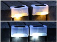 4PCS Luz Solar Para Piso Exterior IP65 Impermeable Jardín Patio Camino Puerta Solar Energía Solar Para Railing Escaleras Paso Valla - details 8