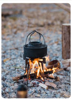 Estufa Portátil De Acero Inoxidable Para Camping Y Picnics shineTrip Aries Chasis Detachable Para Madera Y Agua En Exteriores - details 7