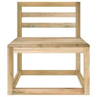 vidaXL Set de muebles de jardín 2 pzas madera de pino impregnada verde - details 2