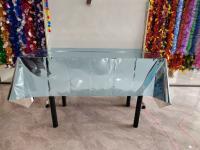 Mantel Desechable De Aluminio Dorado Y Oro Sencillo Para Fiestas Suministros De Fiesta Mantel De Papel Para Arreglos Prop De Evento - details 4