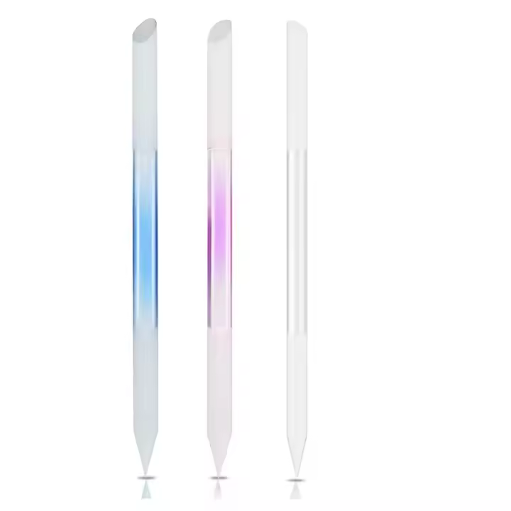 Kit De 3 Piezas De Archos De Uñas De Vidrio Con Doble Cara Para Manicura Y Pedicura Eliminador De Cutículas Precisión - 1