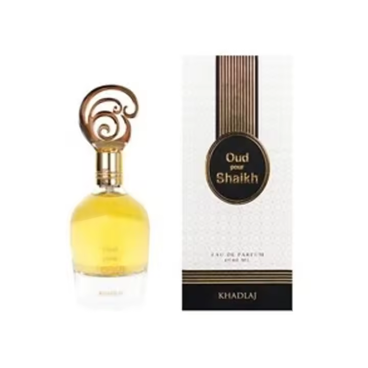 Khadlaj Oud Pour Shaikh Eau de Parfum 100ml para Hombre - Fragancia Amaderada y Oriental - 1
