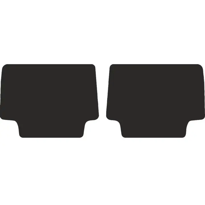 Alfombrillas traseras para Honda Accord VII sedán, familiar, tourer, Type-S 2002-2008 - 1