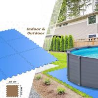 Protector suelo Intex para piscinas 50x50x0,5cm 8 piezas Color Gris - details 5
