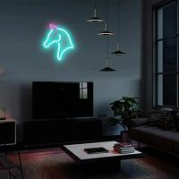 Luz De Neón LED Con Forma De Cabeza De Caballo Para Decoración De Habitaciones Regalos Para Cumpleaños Navidad Para Niños Niñas Mujeres Novia Esposa Hija - details 2