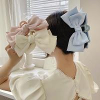 Granos De Cepillo Para Mujer Y Niñas En Satén Negro Accesorios De Peluca Estilo Coreano Grande Doble Lado Para Verano - details 2