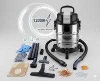 GAVATECH AJV20-20L – Aspirador de Seco y Mojado de 20 Litros, 1200W con Cuerpo de Chapa, Cable de 3m y Función de Soplado. - details 1