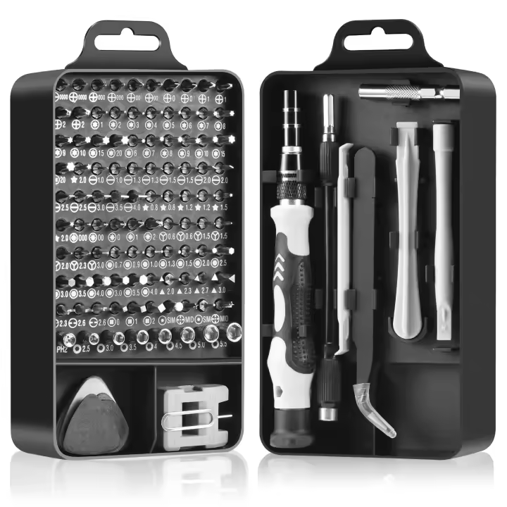Juego De Destornilladores Precisos 115 En 1 Magnéticos Phillips Torx Para Reparación De iPhone Relojes Gafas Herramientas Manuales DIY - 1