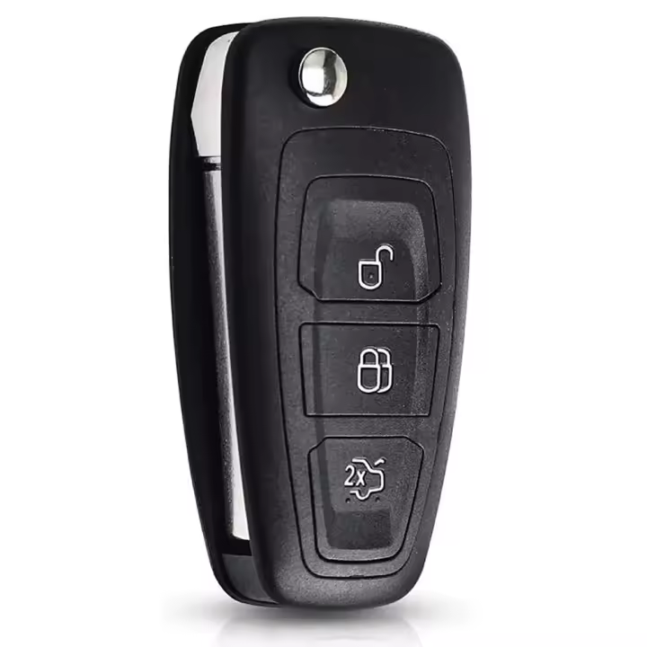 AUTOZOCO Carcasa Mando Llave del Coche 2 Botones Compatible con Opel y Vauxhall - 2004 a 2009 - para vehículos - Astra, Vectra, Tigra, Zafira, Corsa, sin Contacto para Pila. - 1