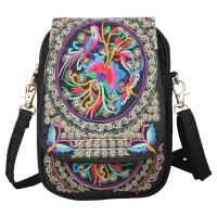 Bolso De Hombro Para Mujer Yogodlns Vintage Bordado Floral Pochete De Viaje Bolsa Bandolera Cremallera Pequeño Bolso De Mano - details 6