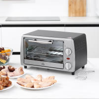 HOMCOM Horno Eléctrico Sobremesa 10 Litros 750W Horno de Convección con Temperatura hasta 230 ℃ Temporizador 60 Minutos Bandeja y Rejilla 36,5x26x22 cm - details 1