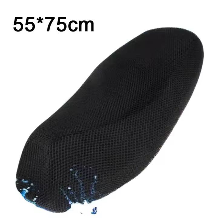 Cubierta De Asiento De Motocicleta Protectora De Malla 3D Antideslizante Accesorios Para Motocicleta Cubierta De Malla Antideslizante Para Asiento De Motocicleta - 1