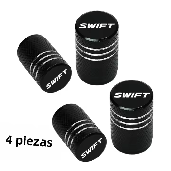 Tapones De Válvula Para Ruedas De Coche Suzuki Swift Zc33s Sport Zc31s Zc72s 2005-2024 Material De Aluminio CNC Resistente Al Aire Y Polvo - 1