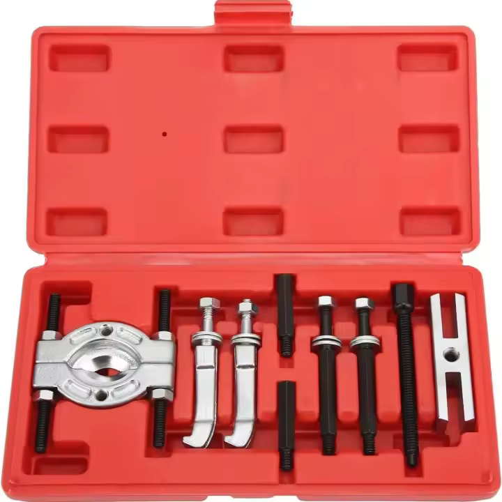 Kit De Extraíbles De Rodamientos 9 Piezas Capacidad De 5 Toneladas Herramienta De Separador De Engranajes Y Eje Con Estuche Para Automóviles - 1