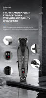 Cortador De Pelo Eléctrico Kemei KM-2293 Con Pantalla LCD Para Hombres Corte De Pelo Profesional Recortadora De Cabello Universal - details 16