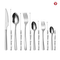 Mr.Spoon Serie Esencia Juego 20, 30 o 36 piezas cubiertos, Acero Inox 18/0, Económico y funcional,Incluye cuchillo de carne o mesa, tenedor,cuchara,cucharilla,etc, Mango monobloque,Apto para lavavajillas,Empaque ecológico,Ideal para casa,hotel,restaurante - details 0