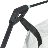 Carpa de Jardín 3x3 m Cenador para 6-8 Personas con 4 Mosquiteras y 2 Puertas Protección UV50+ y Bolsa de Transporte Carpa para Camping Terraza Patio Exterior Blanco - details 2
