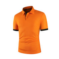 Camisa Polo Para Hombre Manga Corta Color Contraste Moda Casual Verano Ropa Streetwear Top Regular Polyester Antipelusa - details 11
